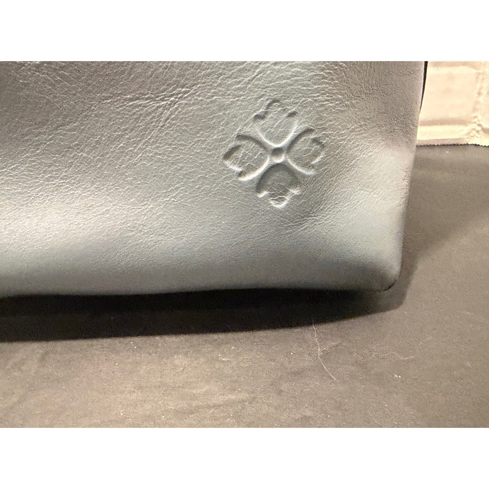 Patricia Nash Light Blue Leather Crossbody Bag Zip Top Shoulder Bag - Picture 2 of 16